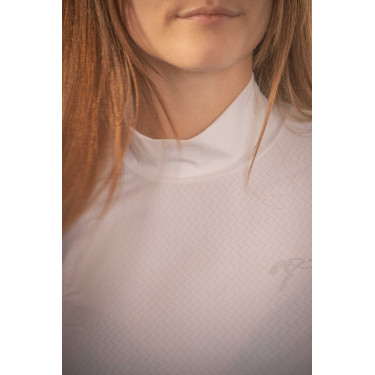 Maglia equitazione donna Pénélope Charlotte maniche lunghe