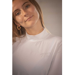 Maglia equitazione donna Pénélope Charlotte maniche lunghe