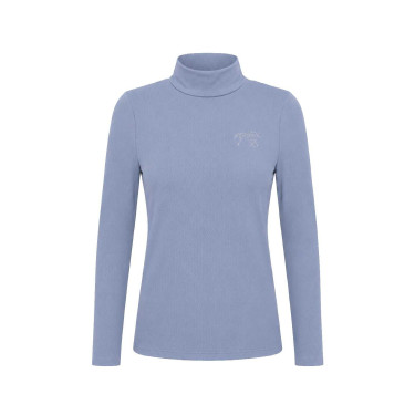 Maglia equitazione donna Pénélope Charlotte maniche lunghe