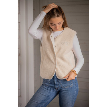 Gilet equitazione donna Pénélope Charline in pile