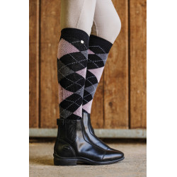 Calze da equitazione donna Equithème Argyle