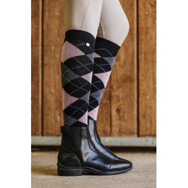 Calze da equitazione donna Equithème Argyle
