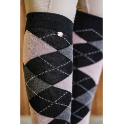 Calze da equitazione donna Equithème Argyle