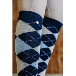 Calze Equithème Argyle donna Blu navy / celeste / grigio Beige