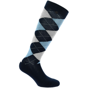 Calze Equithème Argyle donna Blu navy / celeste / grigio Beige