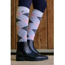 Calze da equitazione donna Equithème Argyle
