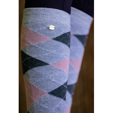 Calze da equitazione donna Equithème Argyle