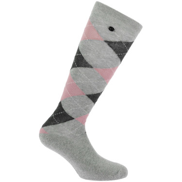 Calze da equitazione donna Equithème Argyle