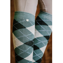 Calze da equitazione donna Equithème Argyle