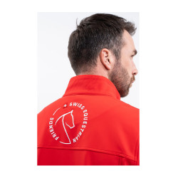 Giacca Harcour Menthue Unisex Swiss Equestrian Friends Rosso