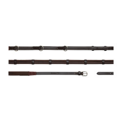 Redini Howlett Dy'on 3 "D" Gomma 1/2'' con 7 passanti Marrone