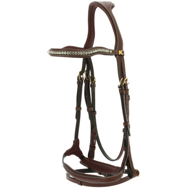 Briglia K by Equithème K-Kapture Marrone