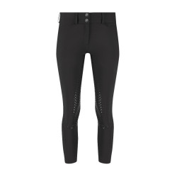 Pantaloni da equitazione Kentucky Miami full grip da donna Nero