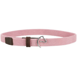 Cintura intrecciata Equithème EK-Horse Rosa