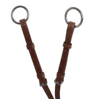Martingala a collier cuoio fibbie regolabili Nero