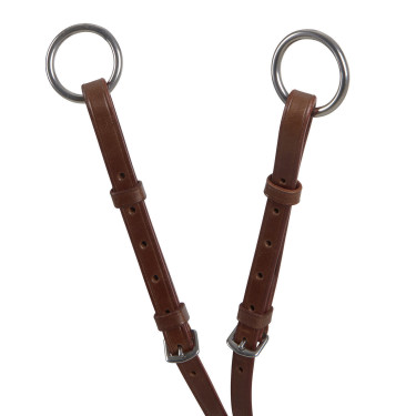 Martingala a collier cuoio fibbie regolabili Marrone scuro