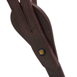 Martingala a collier cuoio fibbie regolabili Marrone scuro
