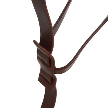Martingala a collier cuoio fibbie regolabili Marrone scuro