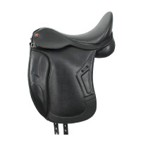 Sella dressage Brindisi in PU leather Nero