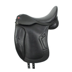 Sella dressage Brindisi in PU leather Nero