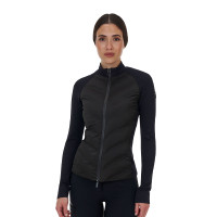 Capospalla tecnico donna Equestro Ridertechnology Hibryd Nero