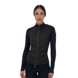 Capospalla tecnico donna Equestro Ridertechnology Hibryd Nero