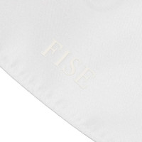 Plastron da concorso con logo ricamato Equestro X Fise Bianco