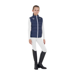 Smanicato unisex bambini slim fit Equestro X Fise Blazer marine Blu marino Smanicato unisex bambini slim fit Equestro X Fise Blazer marine Blu marino