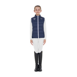 Smanicato unisex bambini slim fit Equestro X Fise Blazer marine Blu marino Smanicato unisex bambini slim fit Equestro X Fise Blazer marine Blu marino