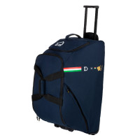 Borsa trolley con logo Equestro X Fise Blazer marine Blu marino