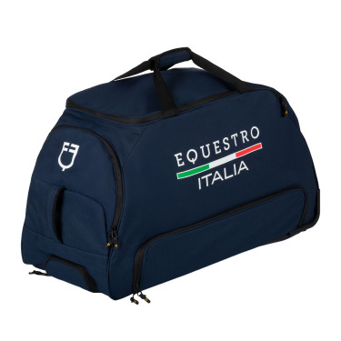 Borsa trolley con logo Equestro X Fise Blazer marine Blu marino Borsa trolley con logo Equestro X Fise Blazer marine Blu marino