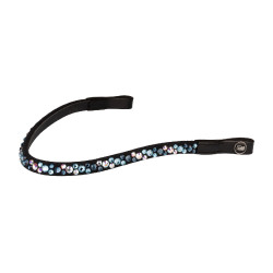 Frontalino CON Strass Modello Spirit Nero / blu