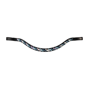 Frontalino CON Strass Modello Spirit Nero / blu