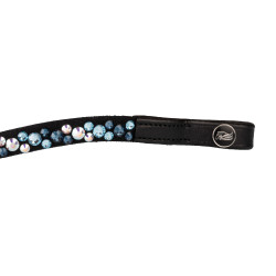 Frontalino CON Strass Modello Spirit Nero / blu