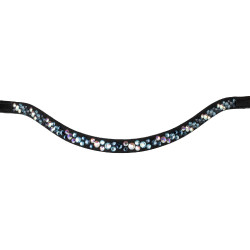 Frontalino CON Strass Modello Spirit Nero / blu