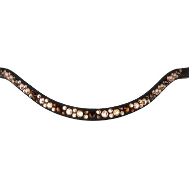 Frontalino CON Strass Modello Spirit Nero / dorato
