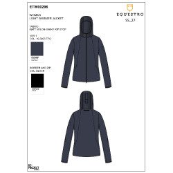 Softshell donna linea Foldable Blazer marine Blu marino