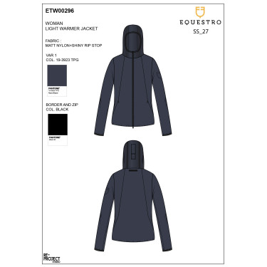 Softshell donna linea Foldable Blazer marine Blu marino