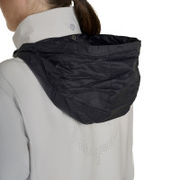 Softshell donna logo sul dorso Nebbia del porto Grigio