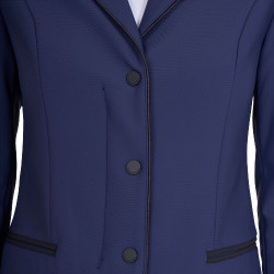 Giacca donna concorso zip e bottoni Blazer marine Blu marino