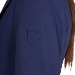 Giacca donna concorso zip e bottoni Blazer marine Blu marino