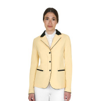 Giacca donna concorso zip e bottoni Soleil Arancione