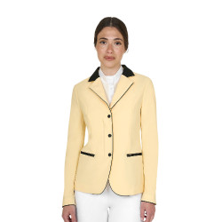 Giacca donna concorso zip e bottoni Soleil Arancione