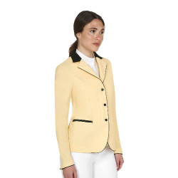 Giacca donna concorso zip e bottoni Soleil Arancione