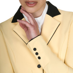 Giacca donna concorso zip e bottoni Soleil Arancione