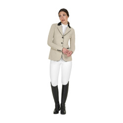 Giacca donna concorso Monogram tre bottoni Tan Oxford Rosa