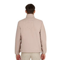 Softshell uomo logo sul dorso Tan Oxford Rosa