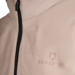 Softshell uomo logo sul dorso Tan Oxford Rosa