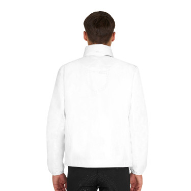 Softshell uomo logo sul dorso Bianco