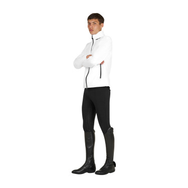 Softshell uomo logo sul dorso Bianco